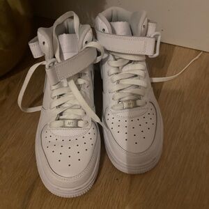 Nike Air Force 1 High Top Sneakers - White